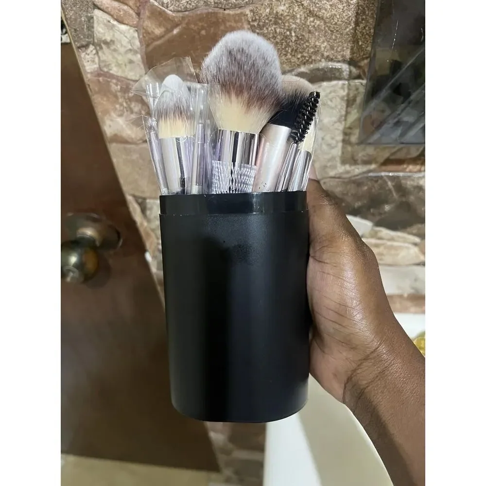 Bs-Mall 8 Pieces Premium Synthetic Makeup Brushes Set With Black Case